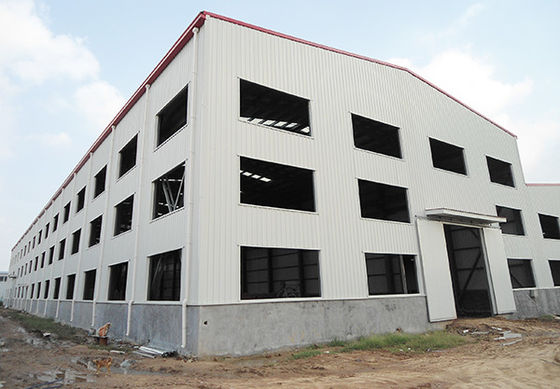 Construction courte bâtiments en acier général peints galvanisés