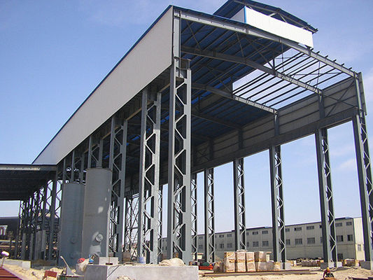 Constructions métalliques sur mesure résistantes à la rouille Structure préfabriquée en acier au carbone ISO9001