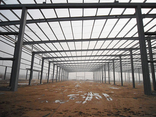 Atelier de construction en acier à haute résistance Acier à faible teneur en carbone pour bâtiments industriels
