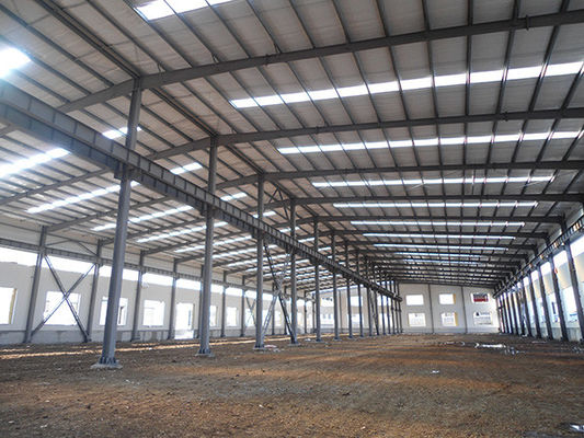 Utilisation industrielle GB Atelier de structure en acier standard H Colonne et poutre en acier