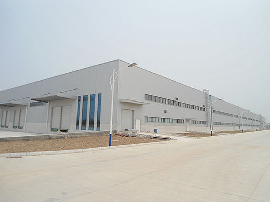Constructions d'entrepôts en acier préfabriqué en section H soudée Haute résistance