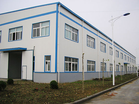 Construction préfabriquée en acier en section H soudée pour atelier d'entrepôt sur mesure