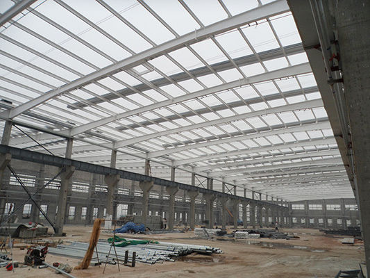Q355 Bâtiment préfabriqué Construction cadre métallique galvanisé Peint