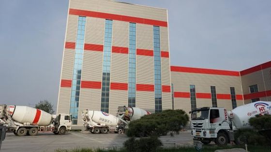 Construction de bâtiments en acier à haute résistance à large étendue