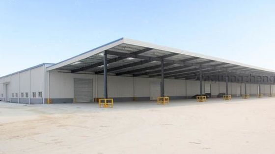 Légère poids Portail cadre de structure d'acier atelier avec divers étirements
