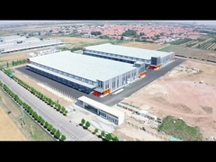 Projet d'atelier de structure en acier sur mesure